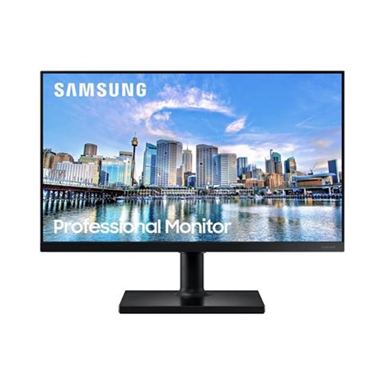 Monitor Samsung T45F, 24" FHD, IPS, 75Hz 5ms, DP, USB, HDMI, Pivot, AMD FreeSync, Crna, LF24T450FQRXEN