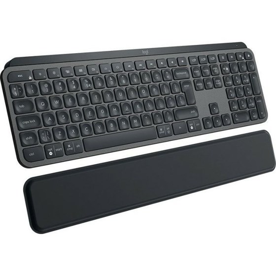 Tipkovnica Bežična Logitech MX Keys Plus Advanced Wireless Illuminated with Palm Rest crna P/N: 920-009416