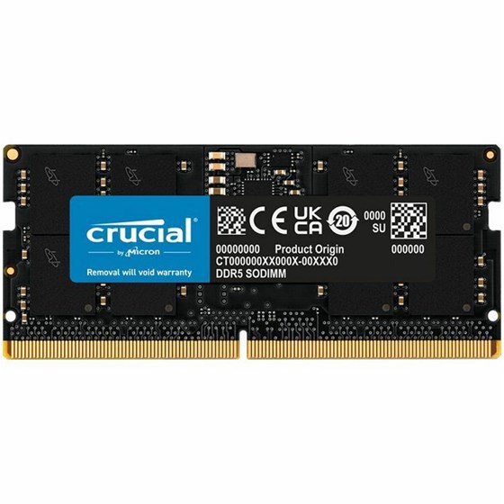 Memorija za Laptop, 32GB (1 x 32GB) DDR5 5200 MHz, Crucial, CT32G52C42S5