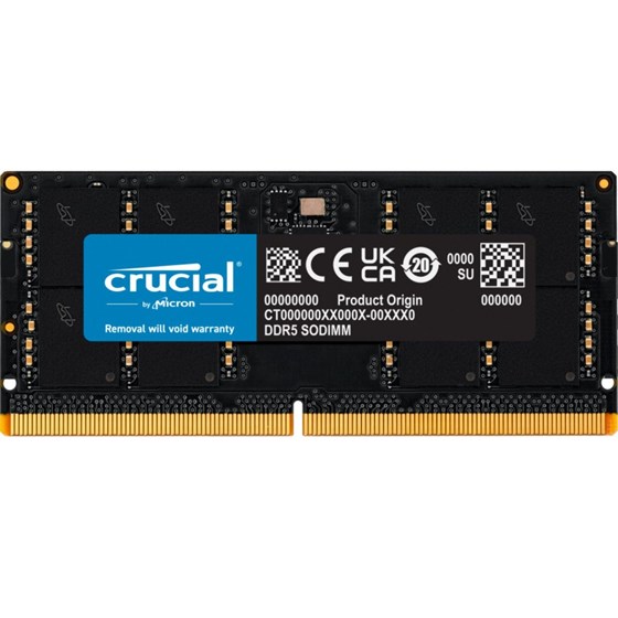 Memorija za laptope, 32GB (1x 32GB) DDR5 5600 MHz, Crucial, CT32G56C46S5