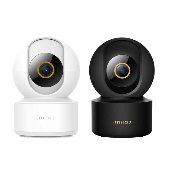 Imilab C22 Smart WiFi 6 sigurnosna kamera, unutarnja, 3K, 5MP, Color Night Vision, IR, Mi Home/Xiaomi, Alexa & Google Assistant, crna (bez adaptera)