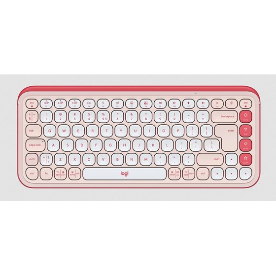 Tipkovnica Logitech POP Icon Rose white P/N: 920-013073