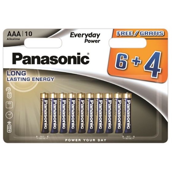 Baterije Panasonic AAA LR03EPS/10BW Alkalne Everyday Power 10 komada P/N: LR03EPS/10BW