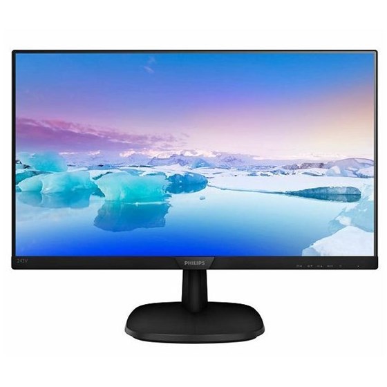 Monitor Philips 243V7QDAB/00, 23.8" FHD, IPS, 75Hz 4ms, HDMI, VGA, DVI-D, Zvučnici, Crna